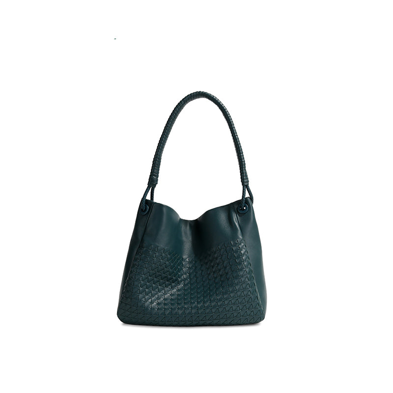 Marlow & Co. Heritage Shoulder Bag in deep teal