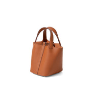 Marlow & Co. Woven Picotin Tote in camel